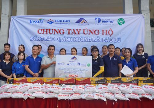 TONMAT GROUP CHUNG TAY HƯỚNG VỀ VÙNG LŨ CHIÊM HÓA – NA HANG – LÂM BÌNH (TUYÊN QUANG)